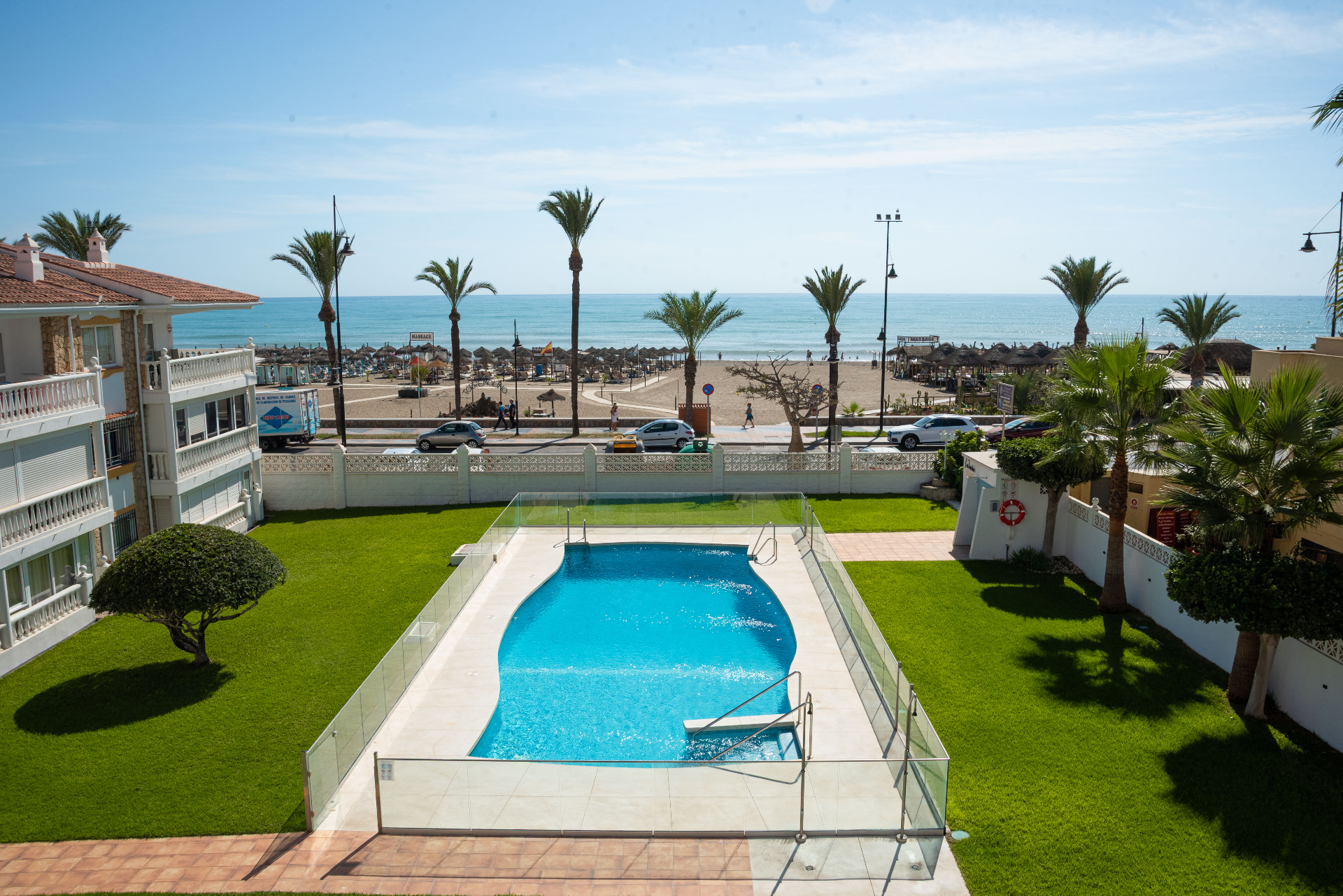 Uitzicht op zee vanaf Casa Frenkie in Playamar, Torremolinos